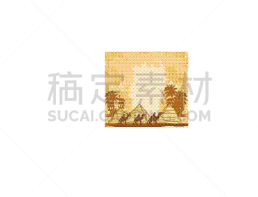 背景,金字塔形,法老,开罗,古董,格利特金字塔,鸟类,埃及,东亚,复古