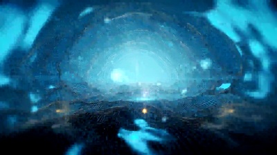 抽象未来三维速度隧道扭曲
