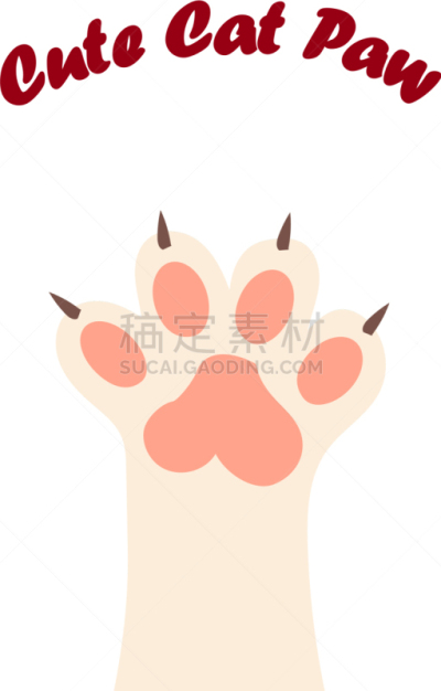 猫,爪,爪印,分离着色,白色,宠物,脚印,野生动物,图像,模仿