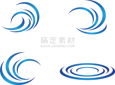 波浪,符号,船长,旅行者,圆形,蓝色,概念,勇气,设计,追击