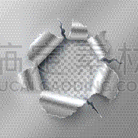 金属,撕破的,钢铁,弹孔,破碎的,卷着的,洞,开,击打
