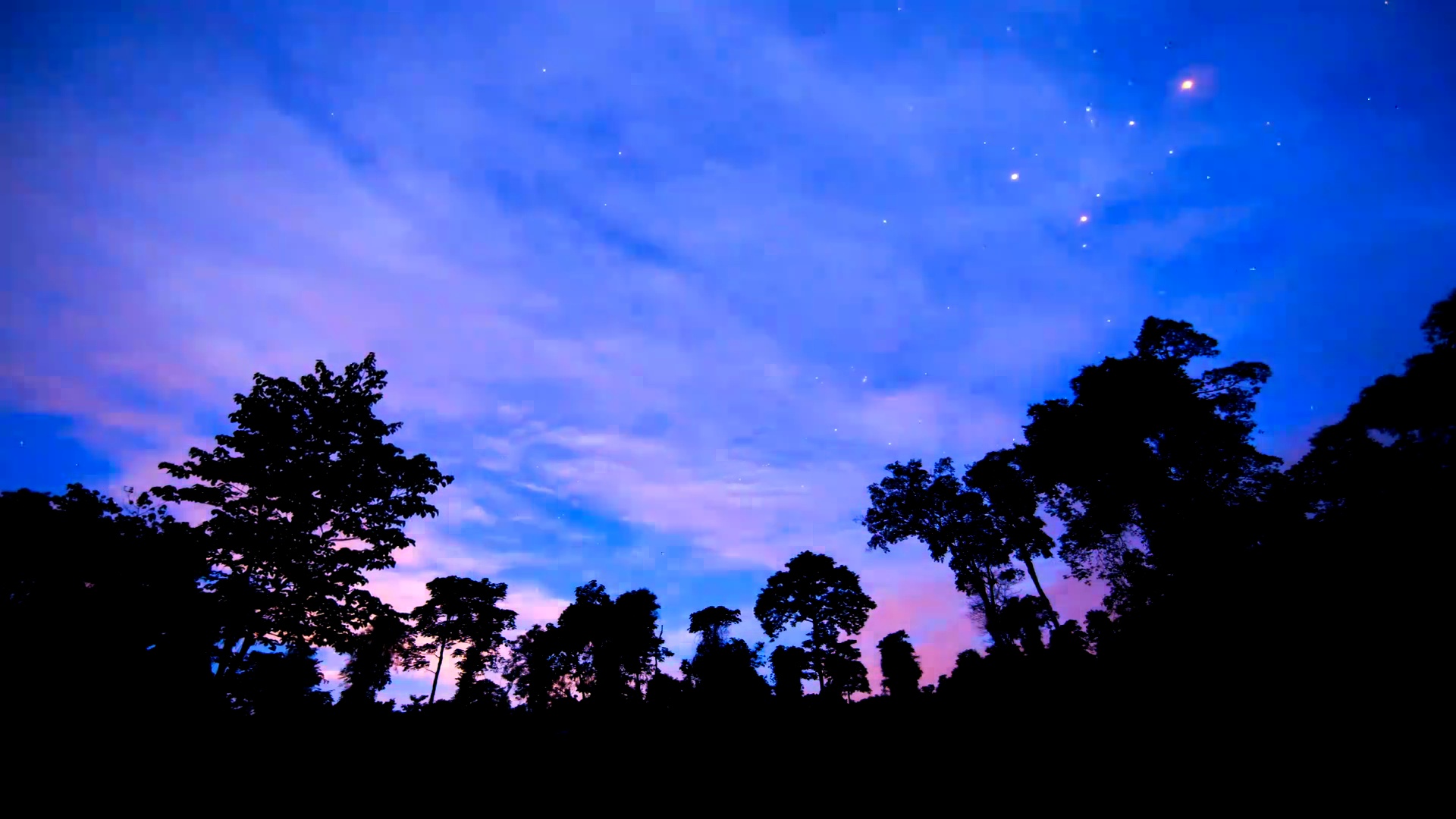 夜空延时摄影