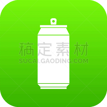 绿色,计算机图标,罐子,金属,铝的,钢铁,柔和,酷,图像,矢量