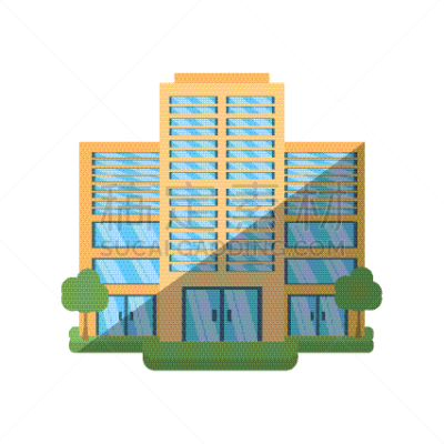 巨大的,建筑业,图标,分离着色,商务,建筑外部,概念,房屋,城镇,摩天大楼