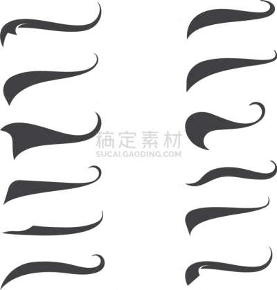 swash and swooshes tails design