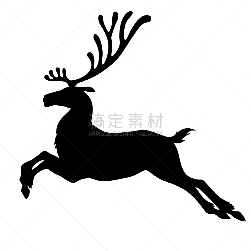 鹿,季节,冬天,黑色,自然美,图像,剪影,跑,跳
