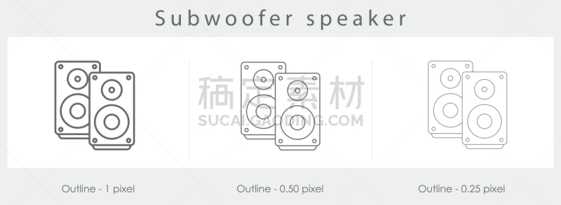 低音炮,扬声器,线图标,线条,概念象征,技术,细的,音频存储介质,商业金融和工业,舞蹈