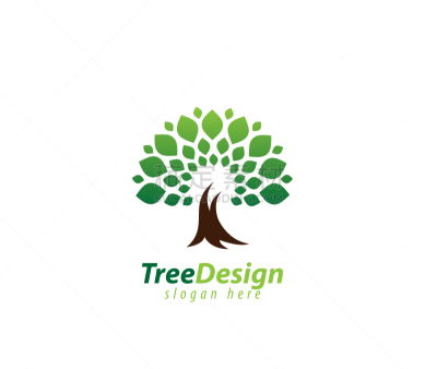 tree artistic design logo