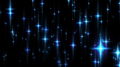圣夜[循环]上的星星闪光