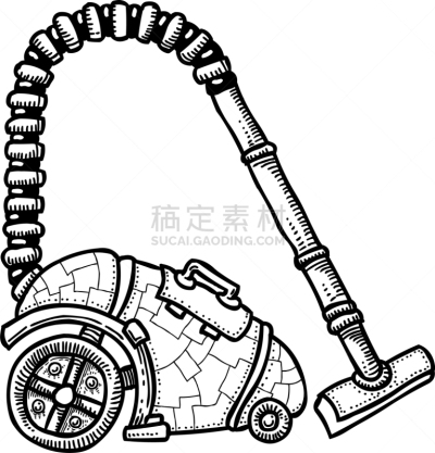图像,动画片,真空吸尘器,可爱的,传统,地毯,清洁工,小毯子,粒子,绘制