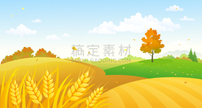 田地,地形,农业,可爱的,云,农场,玉米,背景,户外,剪贴画