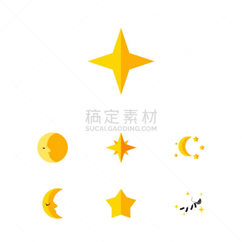 夜晚,就寝时间,月亮,星星,舞台,闪亮的,黄金,天文学,曙暮光,睡觉