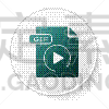 文档,GIF动图,绿色,图标,按键区,活页夹,分离着色,白色,数据,下载