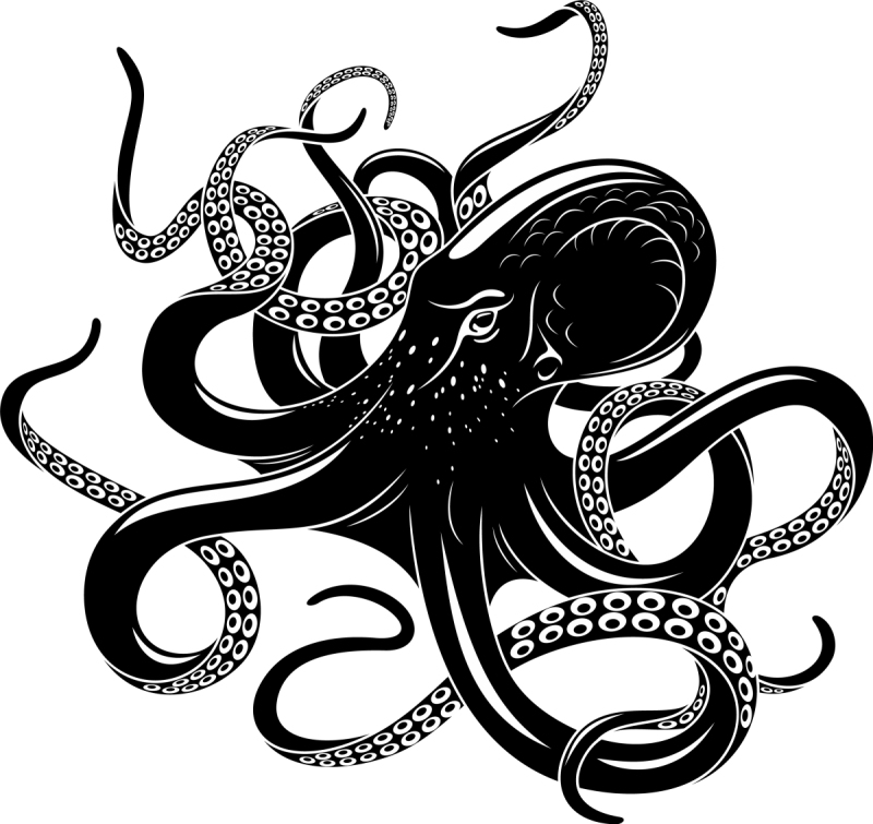 点击进入编辑 海怪,章鱼,计算机图标,触须,海产,野生动物,海洋,船预览效果