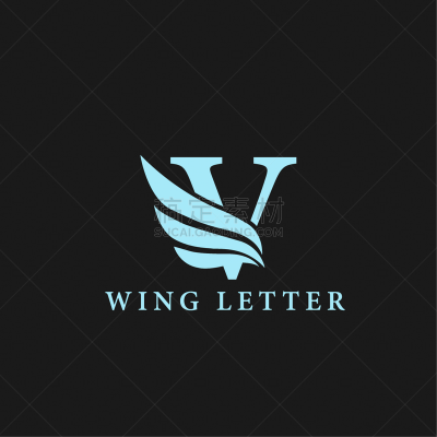 矢量,商务,概念,计算机图标,品牌名称,彩色图片,机翼,英文字母v,蓝色,技术