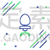 绘画插图,计算机图标,办公椅,矢量,多色的,轮廓,蓝色,绿色,分离着色,线条