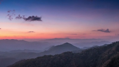   日出时山的时间间隔