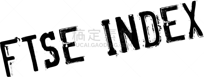 英戴克斯,富时指数,橡皮章,分离着色,白色,商务,红色,矢量,街道