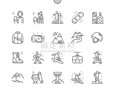 细的,滑雪板,极简构图,计算机图标,蜘蛛网,像素化,数码图形,30岁到35岁,格子