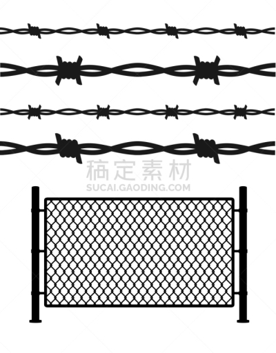 金属,铁丝网,篱笆,黑色,暗色,边界,建筑业,剪影
