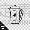 塑胶,烧杯,绘画插图,液体,矢量,把手,计算机图标,干的,量杯,测量