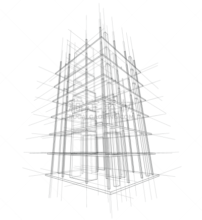 房屋,矢量,建筑工地,轮廓,垂直画幅,蓝图,图像,现代,建筑业,工业