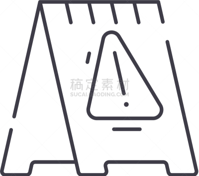 概念,安全的,线图标,交通标志,疤,户外,轮廓,纸,直的,收集