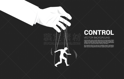 木偶,职权,男商人,商务,经理,绳子,木偶表演者,图像处理,教练,想法