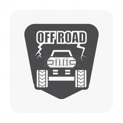 山地车,图标,分离着色,四驱车,多功能车,爬山四驱车,运动,汽车,休闲,关闭