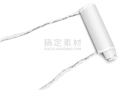 卷着的,撕破的,阴影,纸,矢量,角度,洞,柔和,透明,白色背景