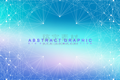 几何形状,分子,插画,背景,深的,微生物学,健康保健,纳米技术,生物科技,技术