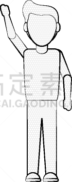 男人,图像,计算机图标,头像,人,男孩,传媒,矢量,侧面像,挥手