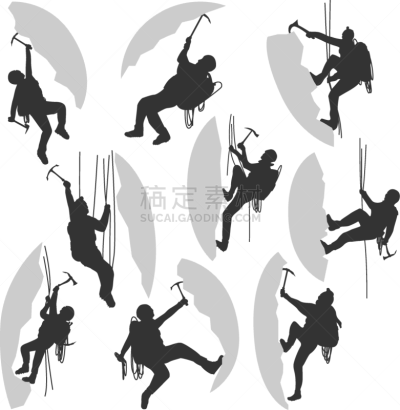 人,绳子,男人,极限运动,背包,峭壁,图像,设备用品,布置,休闲