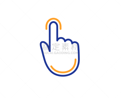 标志,线图标,动物手指,按键区,鼠标,分离着色,轮廓,白色,计算机,干净