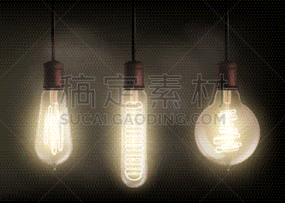 螺线,电灯泡,活力,华丽的,暗色,计划书,技术,装饰物,图像特效,复古