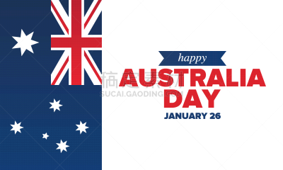 贺卡,一月,australia day,幸福,矢量,国内著名景点,背景,节日,绘画插图