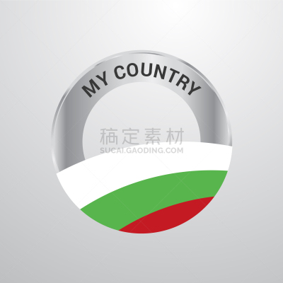 保加利亚,证章,九月,白色,国内著名景点,白昼,保加利亚列弗,分离着色,矢量