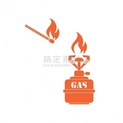 手提炉,分离着色,热,金属,食品,锅,移动式,设备用品,矢量,烹调