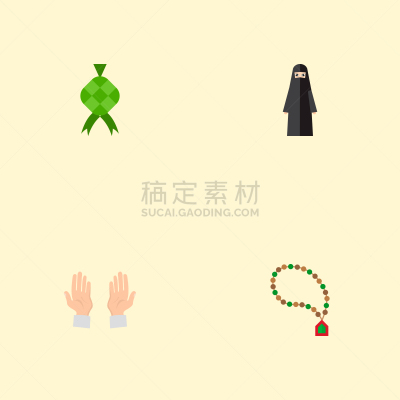符号,节日,扁平化设计,玛塔哈莉,神,人,女人,传统,布置,收集