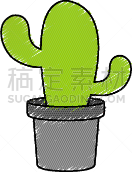 锅,仙人掌,鸡尾酒,自然,图像,墨西哥,亚利桑那,干的,矢量,沙漠