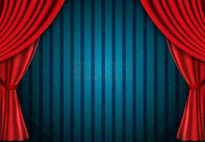 窗帘,背景,古典音乐会,红色,蓝色,颁奖典礼,事件,空的,戏剧表演,暗色