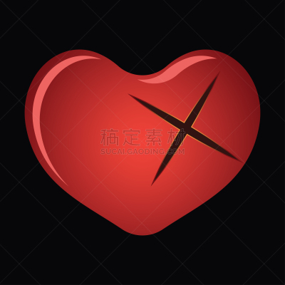 绘画插图,平坦的,计算机图标,矢量,关系紧张,概念,婚姻,浪漫,婚姻解除,坏掉的