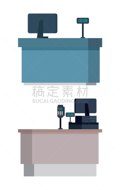 超级市场,景象,赛尔,商务,计算机,图像,书桌,家具,商店,指着