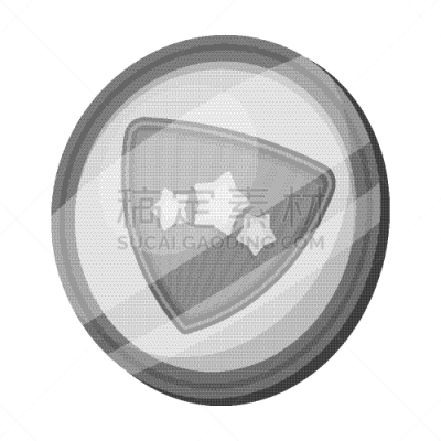 遮护的手势,图标,分离着色,幻想,环绕立体声,品牌名称