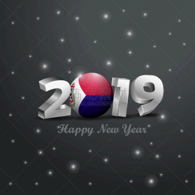 2019,字体,新年前夕,创造力,华丽的,请柬,问候,庆祝,设计