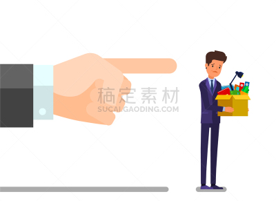 概念,危机,商务,经理,损失,衰退,指着,离开,放出
