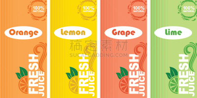 清新,果汁,标签,饮料,食品,植物,水果,商品,分离着色,有机食品