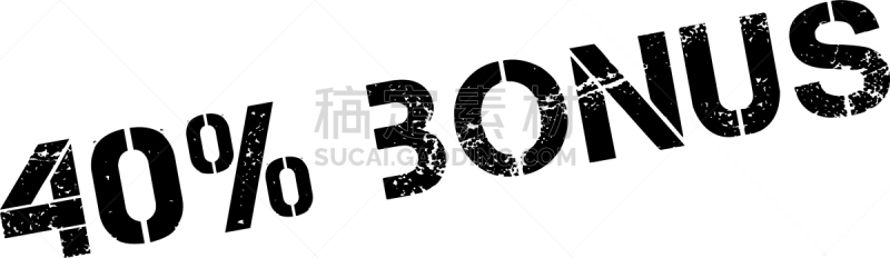 百分比号,数字40,橡皮章,长方形,红色,概念,丰富,多样,奖励,赚钱