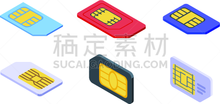 计算机图标,sim卡,电话卡,在活动中,技术,坏掉的,便携式信息设备,等角投影,三维图形,绘画插图