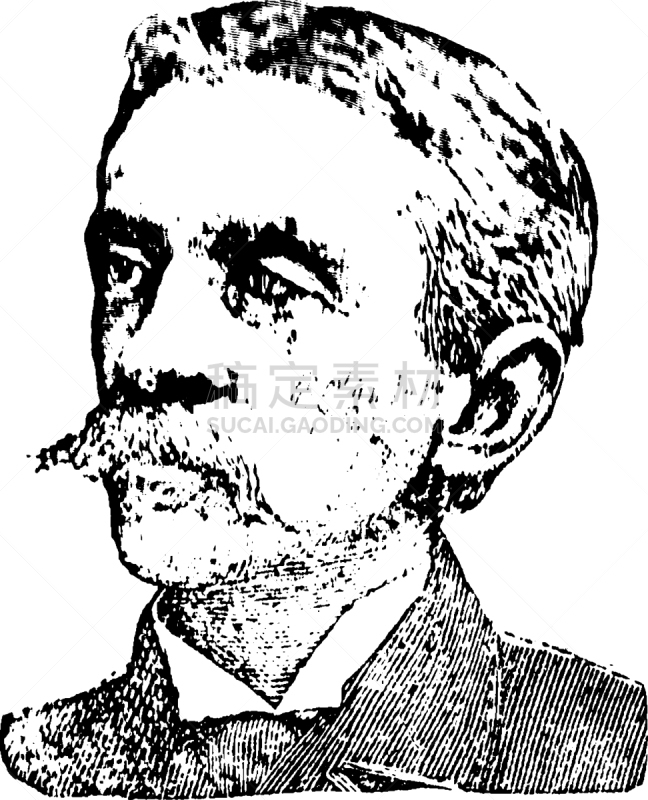 Francis I,白色,1902,矢量,1834年,图像,雕刻图像,黑色,美国人,复古